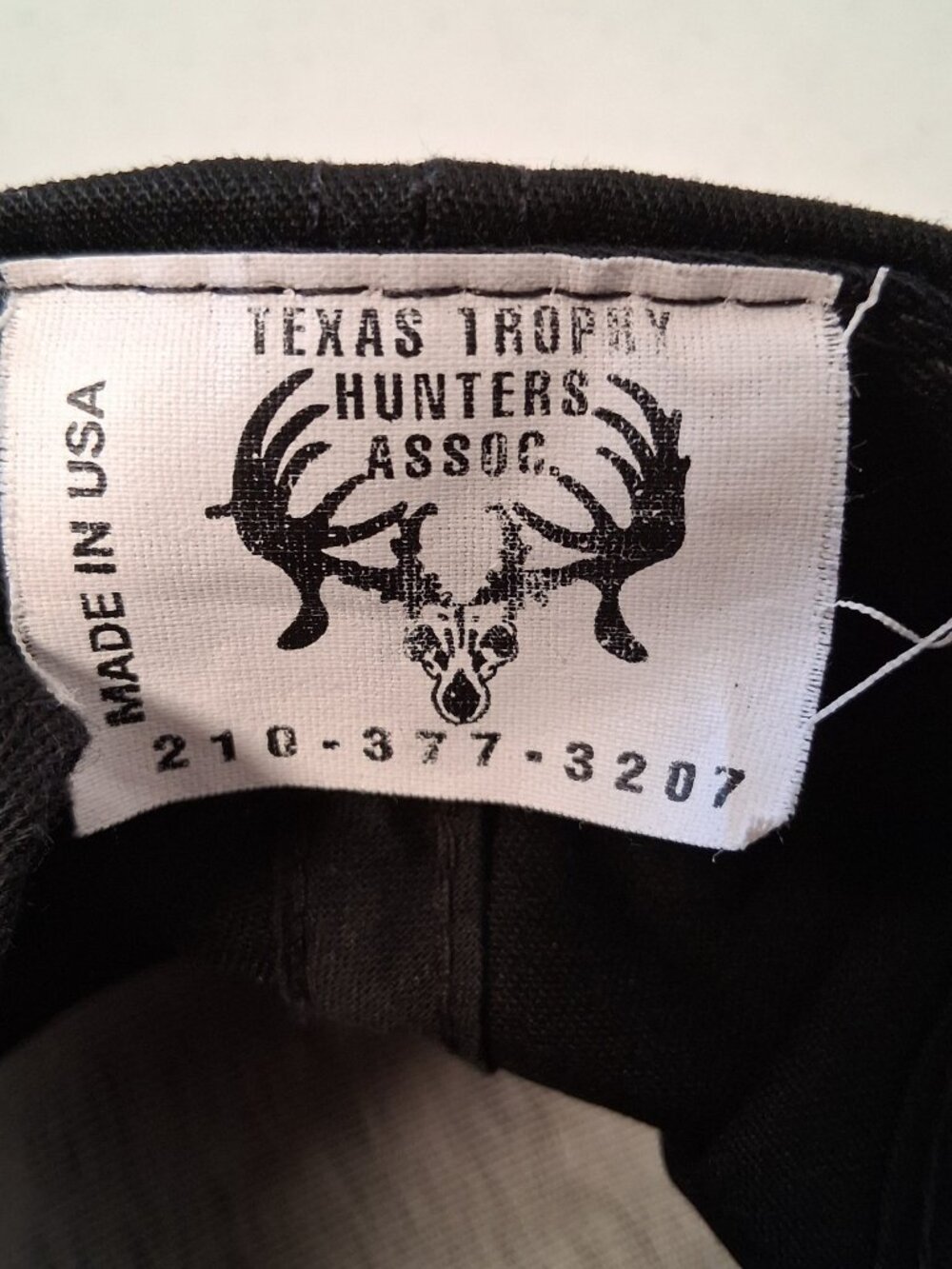 Vintage Texas Trophy Hunters Cap Hat Canvas Buck Deer Hunter Hunter Field USA - Picture 10 of 13